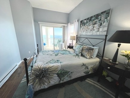 Oak Bluffs Martha's Vineyard vacation rental - Primary bedroom looking out to the veranda