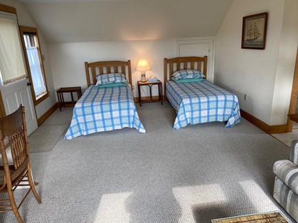 Edgartown Martha's Vineyard vacation rental - Garage Quarters. Twin beds and full-size sofa bed.