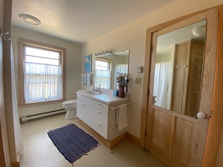 Edgartown Martha's Vineyard vacation rental - 1st Floor Bathroom accessible from entry hall and guest bedroom.