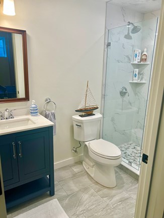 Oak Bluffs Martha's Vineyard vacation rental - Bathroom #4 with walk in shower in lower level family room