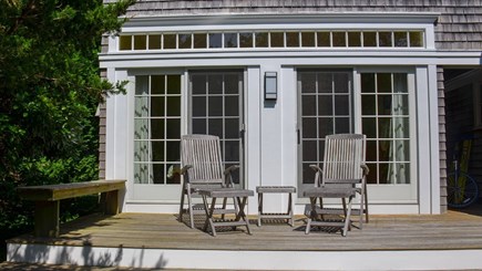 West Tisbury Martha's Vineyard vacation rental - Afternoon get together area