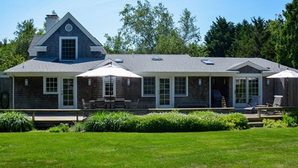 West Tisbury Martha's Vineyard vacation rental - Enjoy the back deck with plenty of space