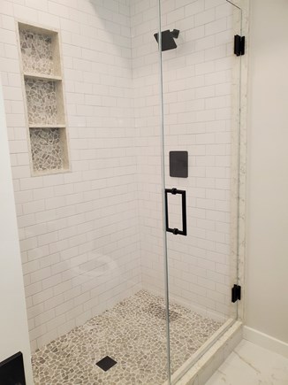 Vineyard Haven, West Chop  Martha's Vineyard vacation rental - Guest bath shower.