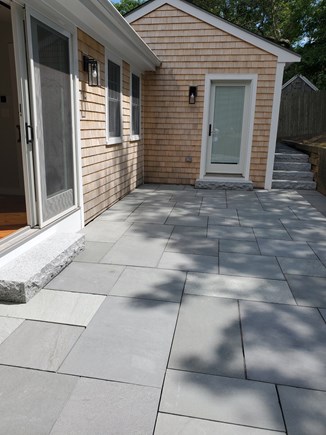 Vineyard Haven, West Chop  Martha's Vineyard vacation rental - Bluestone patio, will have dining, BBQ, lounge chairs.