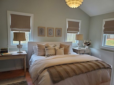 Vineyard Haven, West Chop  Martha's Vineyard vacation rental - Primary bedroom with King bed/private bath/walkin closet/office