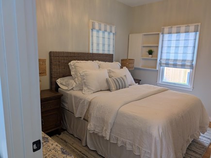 Vineyard Haven, West Chop  Martha's Vineyard vacation rental - Guest bedroom with queen bed and ensuite bath.