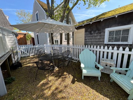 Oak Bluffs, Copeland/In Town Martha's Vineyard vacation rental - Outside dining - new BBQ grill <br/>w 2 outdoor showers w/ sinks