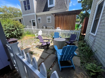 Oak Bluffs, Copeland/In Town Martha's Vineyard vacation rental - Outdoor sitting area w propane gas fire pit