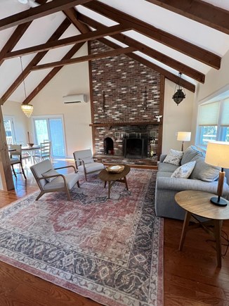 West Tisbury Martha's Vineyard vacation rental - Living room view from front door.