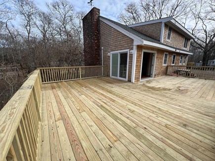 West Tisbury Martha's Vineyard vacation rental - Large outdoor deck