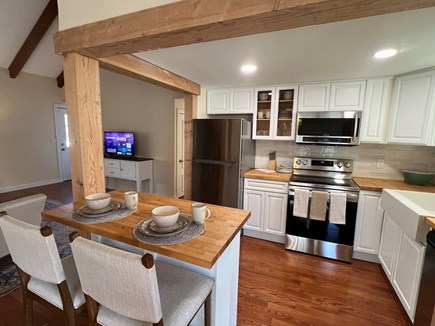 West Tisbury Martha's Vineyard vacation rental - Island with counter seating and kitchen.