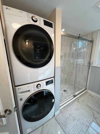 West Tisbury Martha's Vineyard vacation rental - Bathroom laundry - washer and dryer.