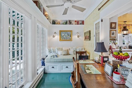Edgartown Village Martha's Vineyard vacation rental - Sunroom off of the kitchen. Leads to outdoor patio