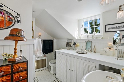 Edgartown Village Martha's Vineyard vacation rental - Full bath with shower. Laundry room