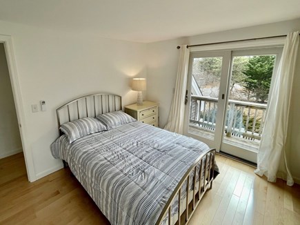 Katama-Edgartown Martha's Vineyard vacation rental - Second floor guest room has a balcony that overlooks the yard