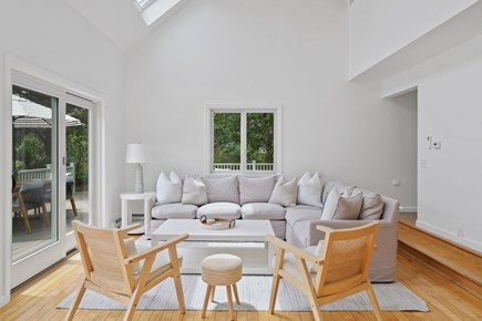 Katama-Edgartown Martha's Vineyard vacation rental - Living Room with sectional sofa