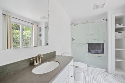 Katama-Edgartown Martha's Vineyard vacation rental - First floor bathroom with shower