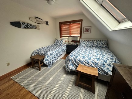 Oak Bluffs, Vineyard Hills Martha's Vineyard vacation rental - Comfy Bedroom 3 - Double and Twin beds sleep up to 3.