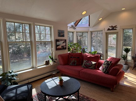 West Tisbury Martha's Vineyard vacation rental - 1 of 2 Living areas next to the lovely sun room area