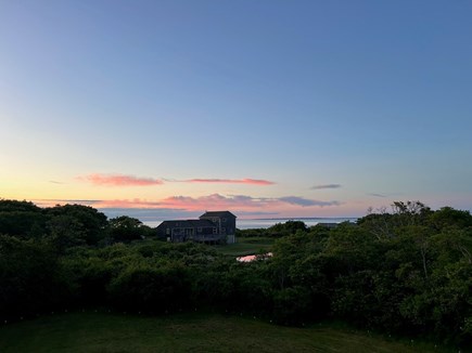 Aquinnah Martha's Vineyard vacation rental - Waterview from deck
