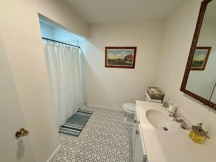 West Tisbury, Lambert's Cove Martha's Vineyard vacation rental - Lower Level Bathroom<br/>