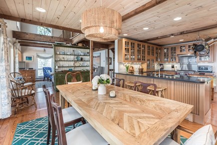 Oak Bluffs, Sengekontacket Martha's Vineyard vacation rental - Dining area looking towards kitchen and living area