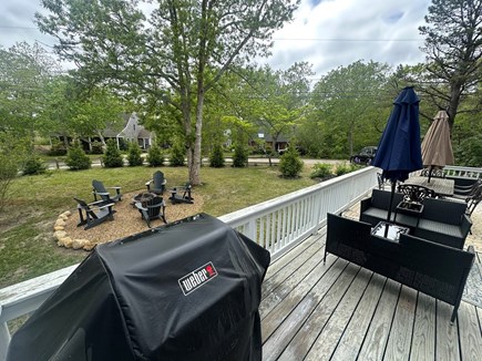 Oak Bluffs Martha's Vineyard vacation rental - Gas grill, wood burning fire pit