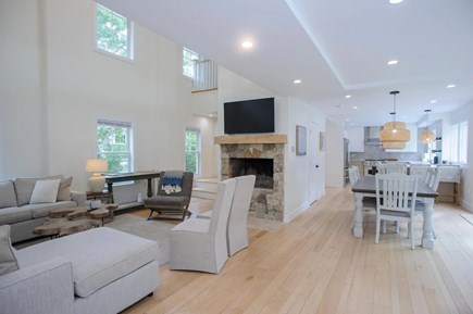 Edgartown Martha's Vineyard vacation rental - Great Room and Dining Room
