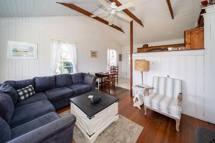 Oak Bluffs Martha's Vineyard vacation rental - Living room and dining table…