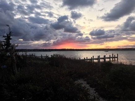 Oak Bluffs Martha's Vineyard vacation rental - Beautiful sunsets from the deck...