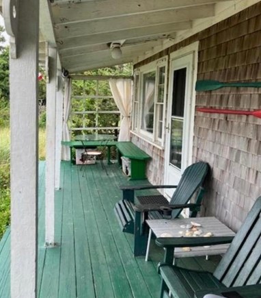 Oak Bluffs Martha's Vineyard vacation rental - Deck perfect for watching boats, sunsets & grilling...
