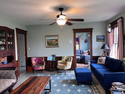 West Tisbury Martha's Vineyard vacation rental - Living room off the kitchen