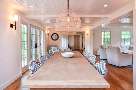 Edgartown Martha's Vineyard vacation rental - View of dining table
