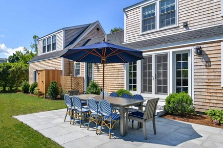 Edgartown Martha's Vineyard vacation rental - View of backyard patio
