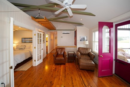 Oak Bluffs Martha's Vineyard vacation rental - 2nd Floor landing and door to 2nd floor water view deck