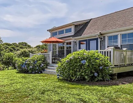 Aquinnah Martha's Vineyard vacation rental - View of back deck