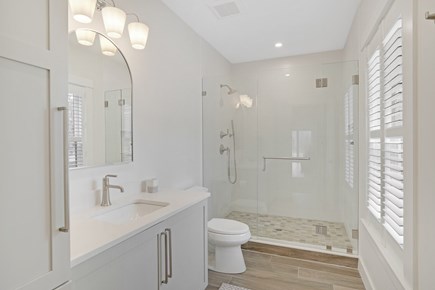 Edgartown Martha's Vineyard vacation rental - Hall Bath with Shower Stall, First Floor