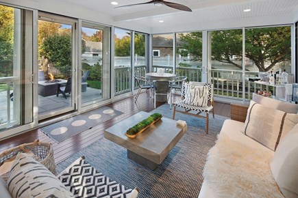 Edgartown Martha's Vineyard vacation rental - 3 Season Screen Porch, First Floor
