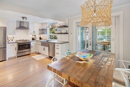 Edgartown Martha's Vineyard vacation rental - Dining into Kitchen