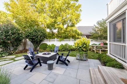 Edgartown Martha's Vineyard vacation rental - Fire Pit on Back Patio