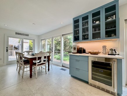 West Tisbury Martha's Vineyard vacation rental - Coffee bar with wine fridge