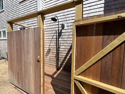 West Tisbury Martha's Vineyard vacation rental - Gorgeous outdoor shower in back of house