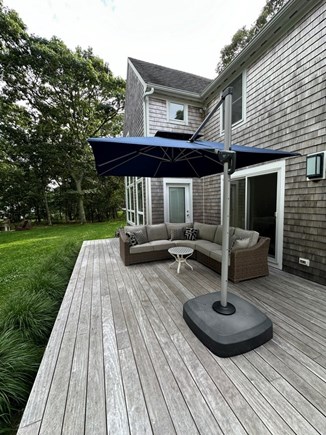 Oak Bluffs Martha's Vineyard vacation rental - Deck area with newer outdoor sectional