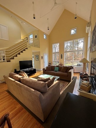 Oak Bluffs Martha's Vineyard vacation rental - Large Living Room with Cathedral Ceilings