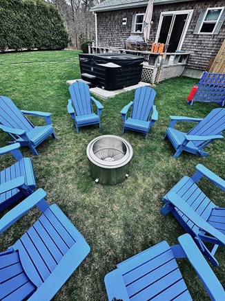 Oak Bluffs Martha's Vineyard vacation rental - 8 Adirondack Chairs and Fire Pit