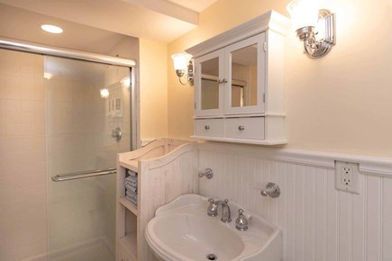 Edgartown Martha's Vineyard vacation rental - Lower Level Bathroom with Shower