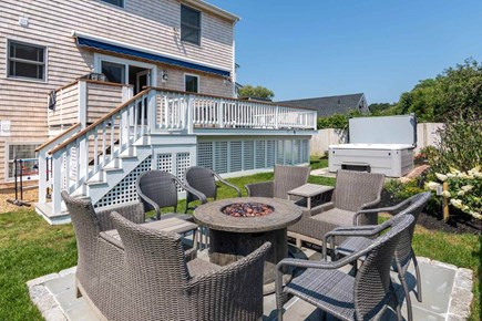 Edgartown Martha's Vineyard vacation rental - Large backyard with space for games and relaxation