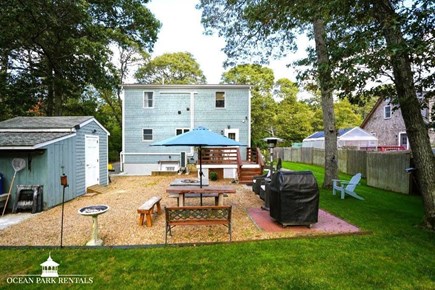 Oak Bluffs Martha's Vineyard vacation rental - Rear yard and patio area