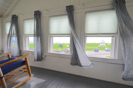 Oak Bluffs, Ocean Park Martha's Vineyard vacation rental - Porch attached to Master Bedroom Waterview