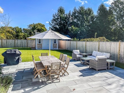 Downtown Edgartown Martha's Vineyard vacation rental - Back Patio and Grill
